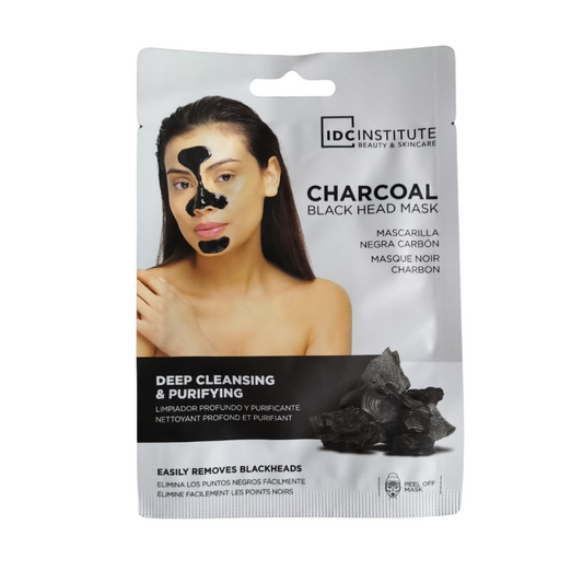 IDC - MASCHERA VISO PEEL-OFF NERA AL CARBONE ATTIVO | Purificante, elimina i punti neri