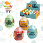 MARTINELIA - Bomba da bagno a forma di uovo con DINOSAURO a sorpresa all'interno 100GR (Copia)