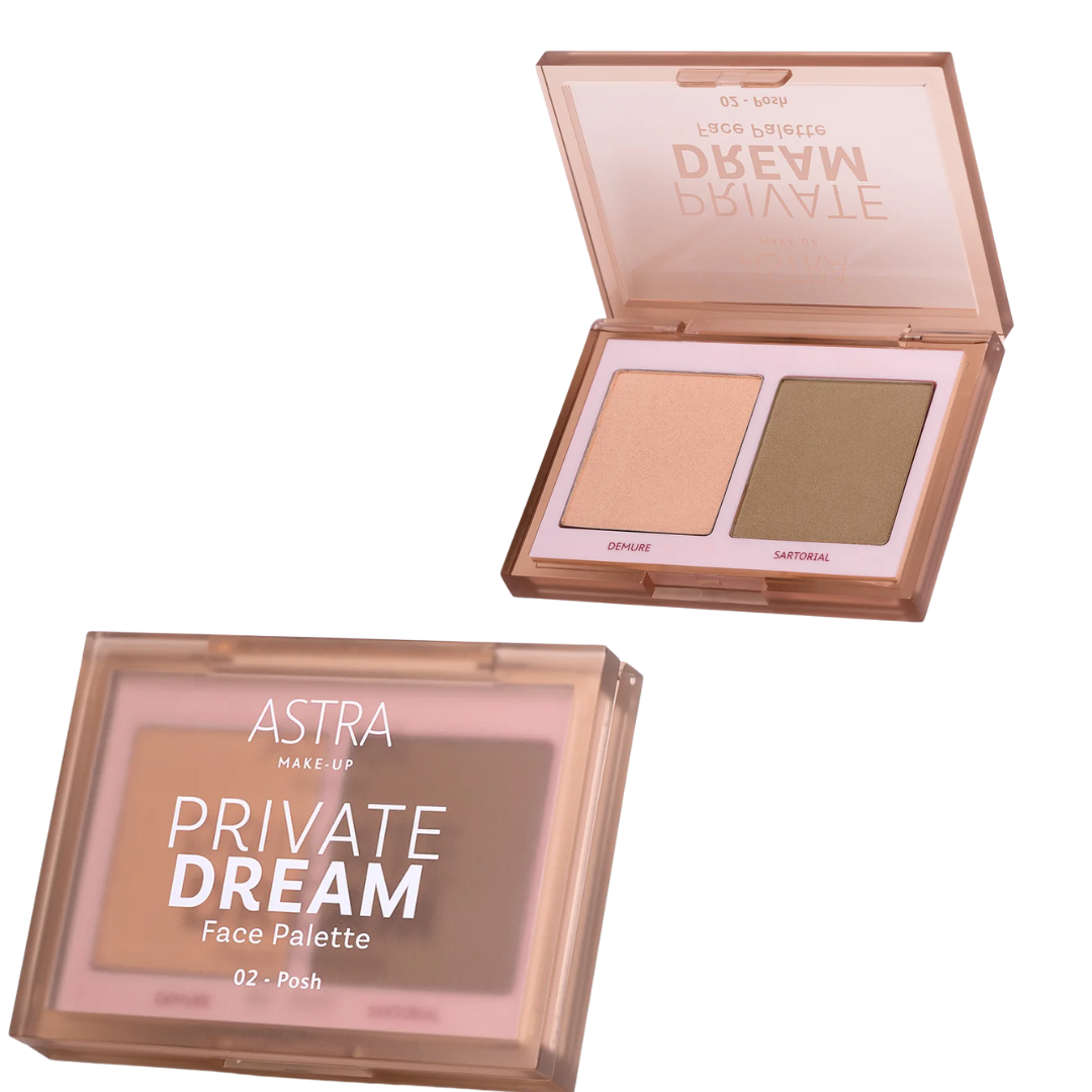 PRIVATE DREAM FACE PALETTE - Palette Viso Blush + Bronzer