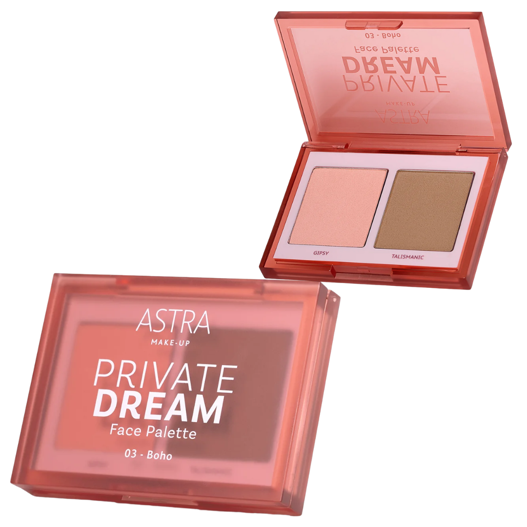 PRIVATE DREAM FACE PALETTE - Palette Viso Blush + Bronzer