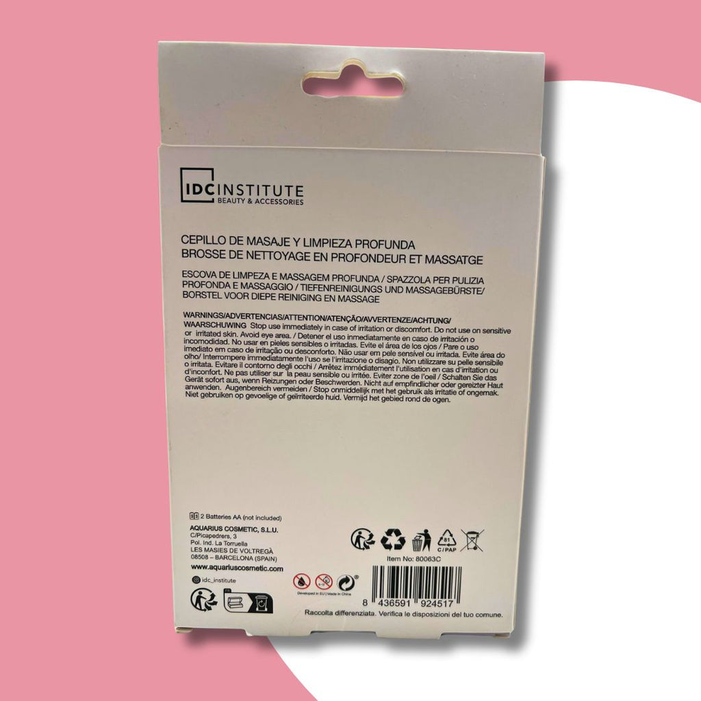 IDC INSTITUTE | Deep Cleanse & Massage Brush - Spazzola Elettrica per la Pulizia del Viso e Massaggio