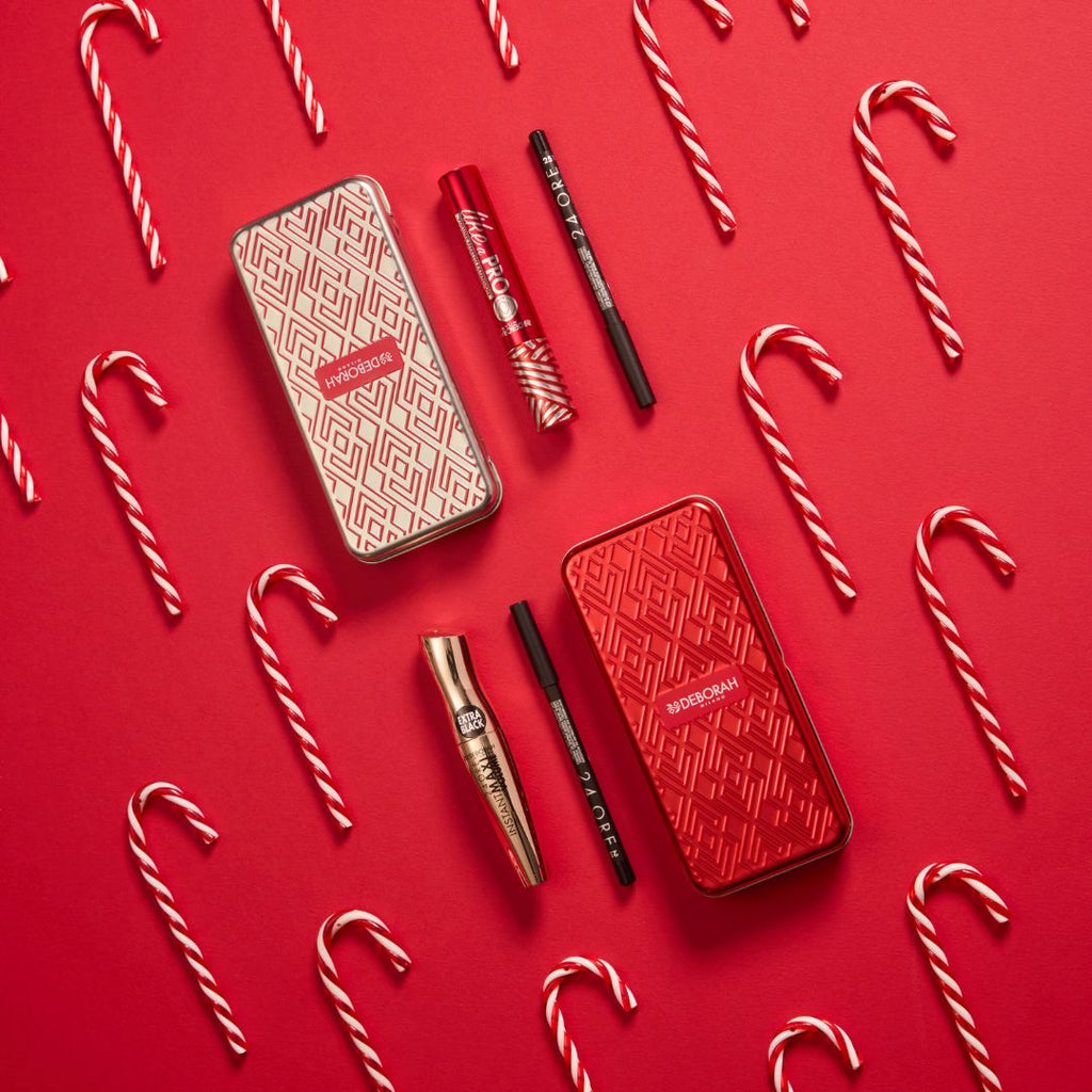 DEBORAH MILANO KIT LATTA 07 | Mascara 24H Instant MaxiVolume ExtraBlack + Matita Occhi 24H Nera