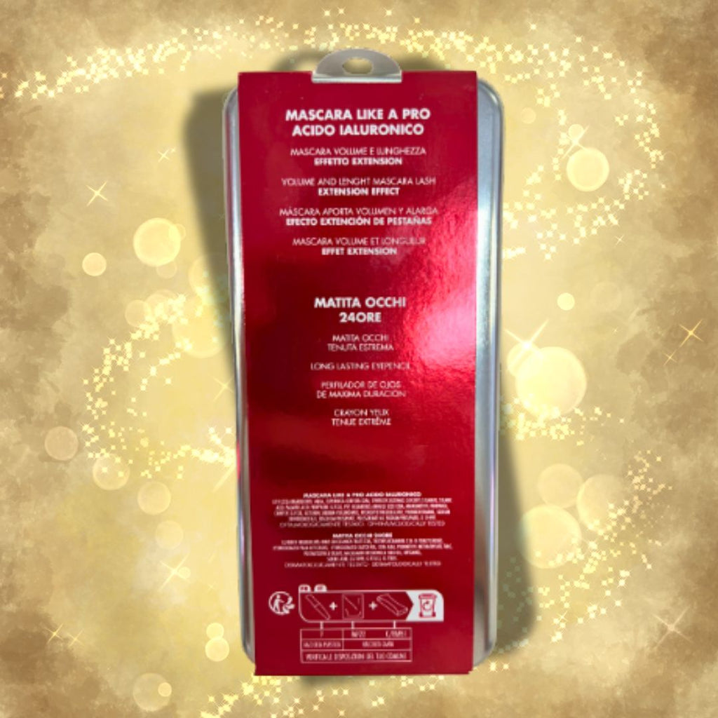 DEBORAH MILANO KIT LATTA 05 | Mascara Like a Pro Acido Ialuronico + Matita Occhi 24H Nera