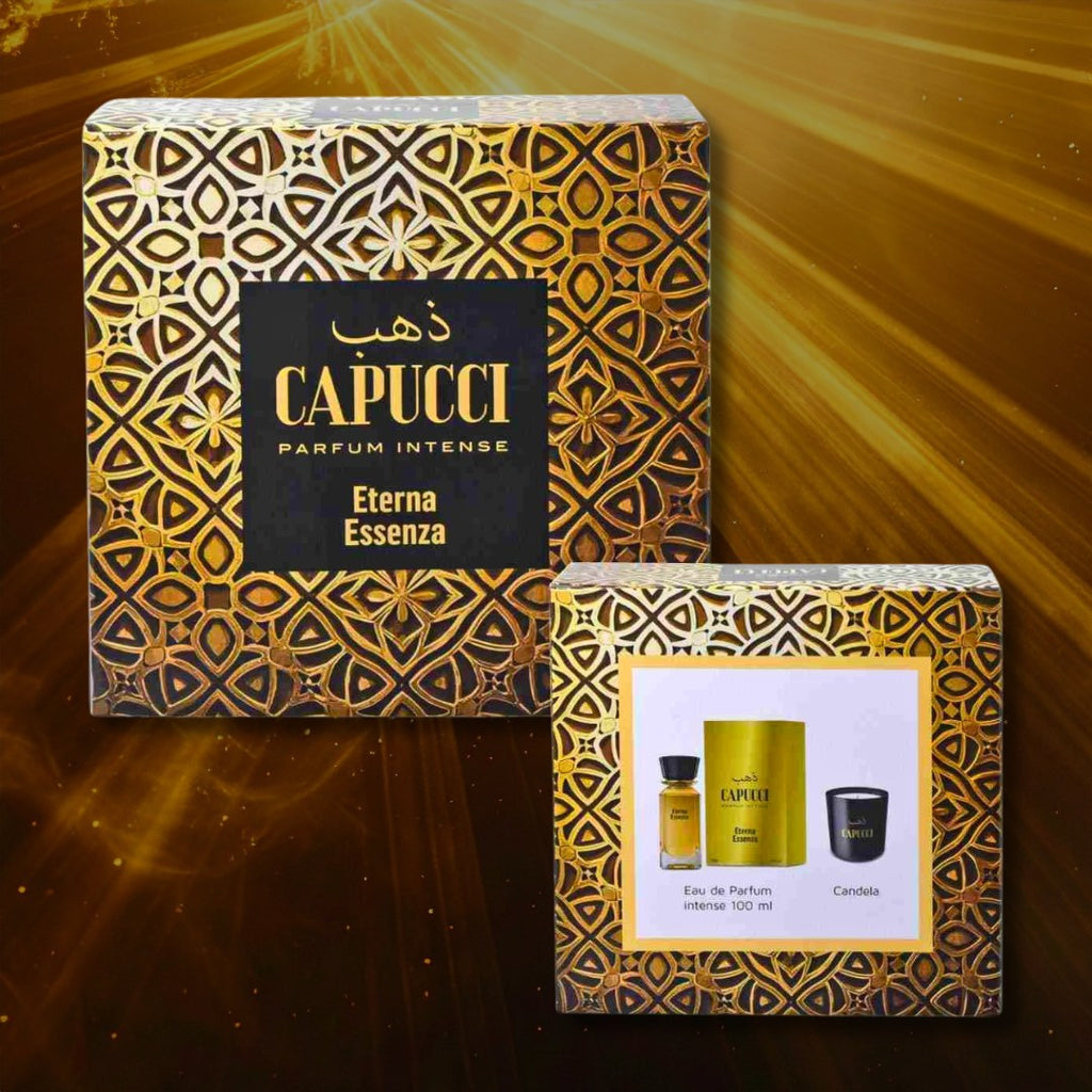 CAPUCCI COFANETTO ETERNA ESSENZA - ARABIAN Parfum Intense Unisex 100ml + Candela Profumata Omaggio