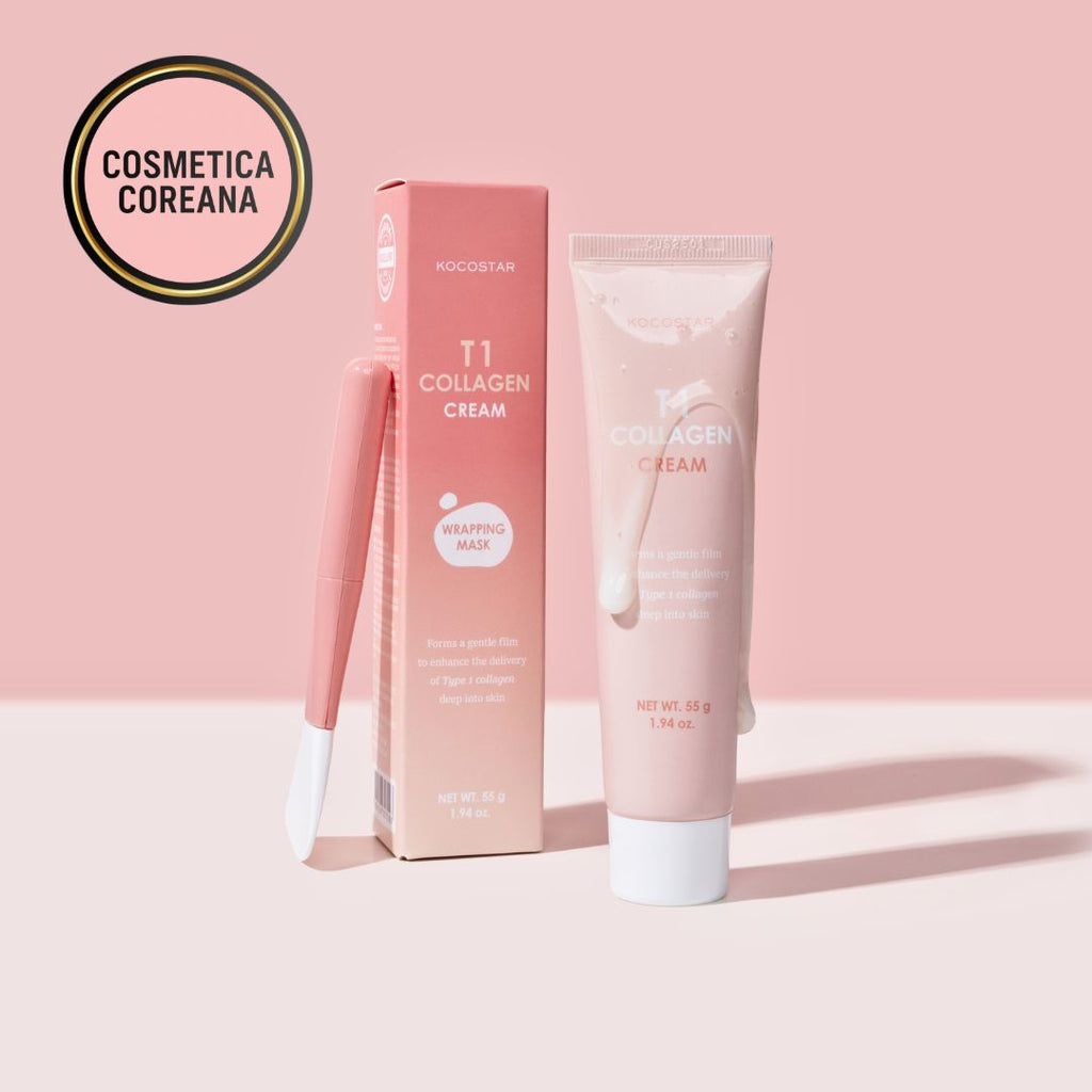 KOCOSTAR T1 COLLAGEN CREAM – Maschera Viso Wrapping al Collagene 55g