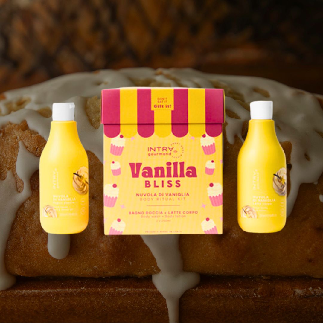 INTRA GOURMAND NUVOLA DI VANIGLIA | Ritual Body Kit - BagnoDoccia 250ml + LatteCorpo 250ml