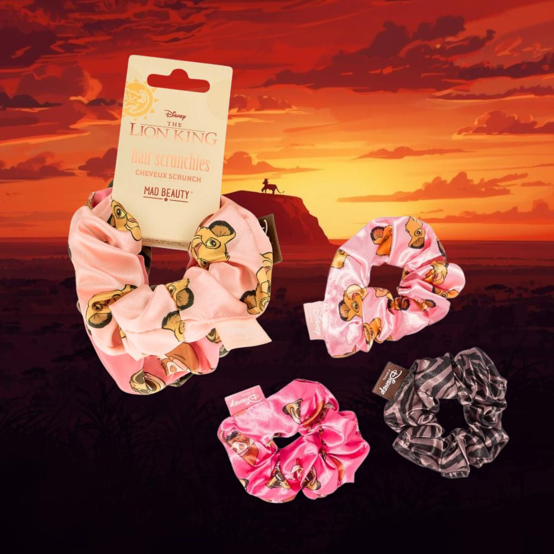DISNEY IL RE LEONE - Set 3 Scrunchies per Capelli