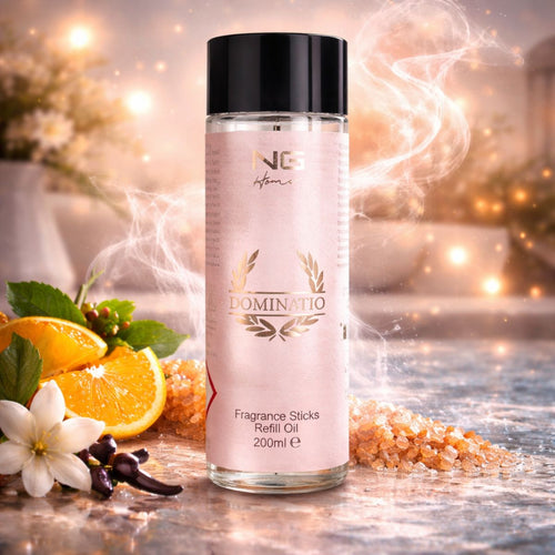NG HOME DOMINATIO - Diffusore di Profumo per Ambiente con Bastoncini 200ml o Ricarica
