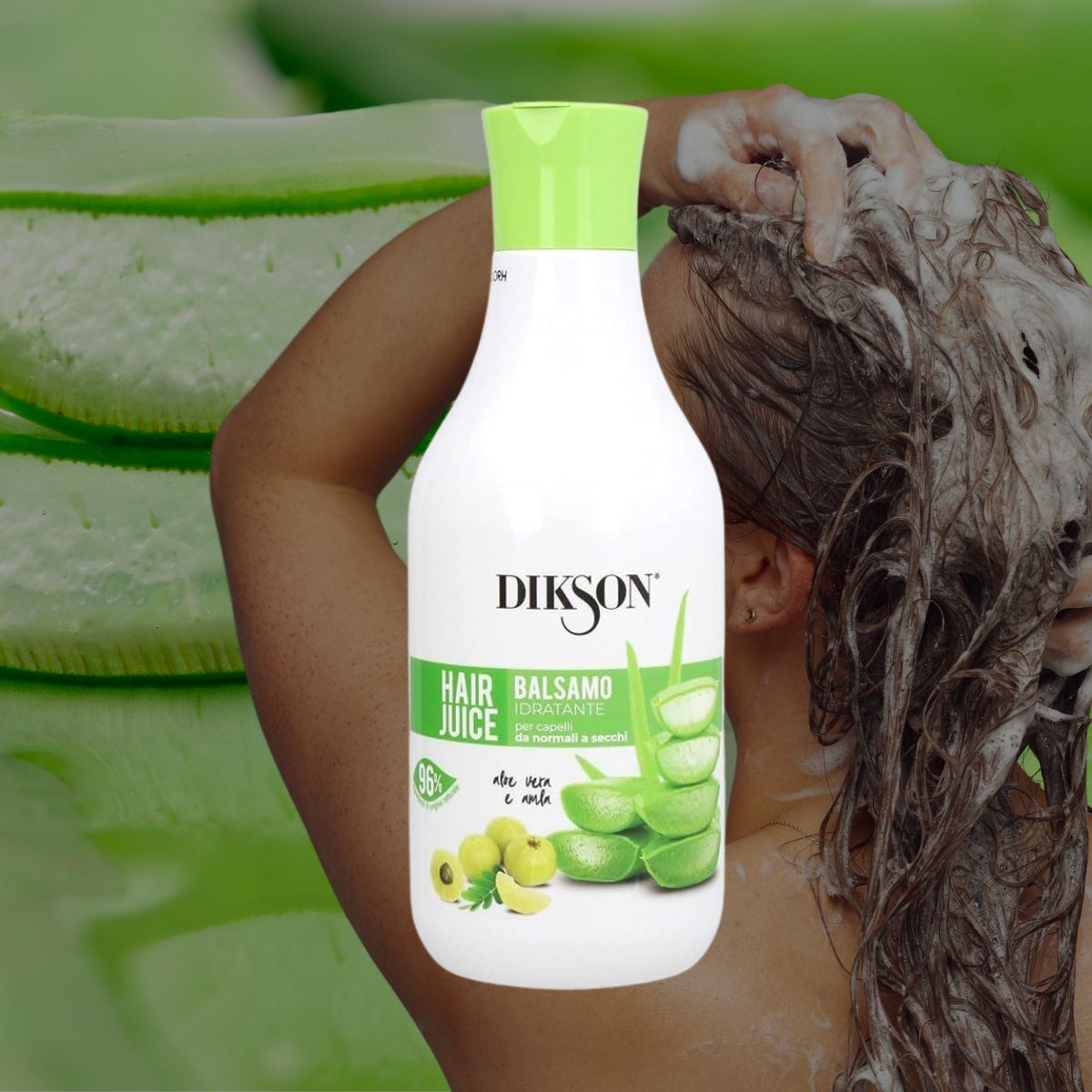 DIKSON HAIR JUICE - Balsamo Idratante Aloe Vera & Amla 400ml