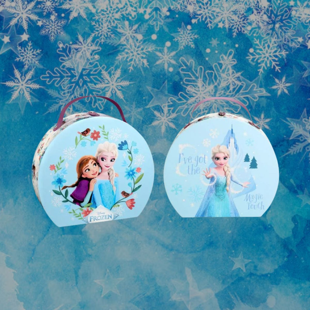 DISNEY FROZEN ROUND BEAUTY CASE MAKE-UP BAMBINA - Beauty Case Rotondo Disney Frozen - Liquidò
