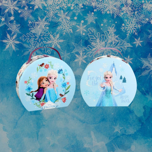 DISNEY FROZEN ROUND BEAUTY CASE MAKE-UP BAMBINA - Beauty Case Rotondo Disney Frozen - Liquidò