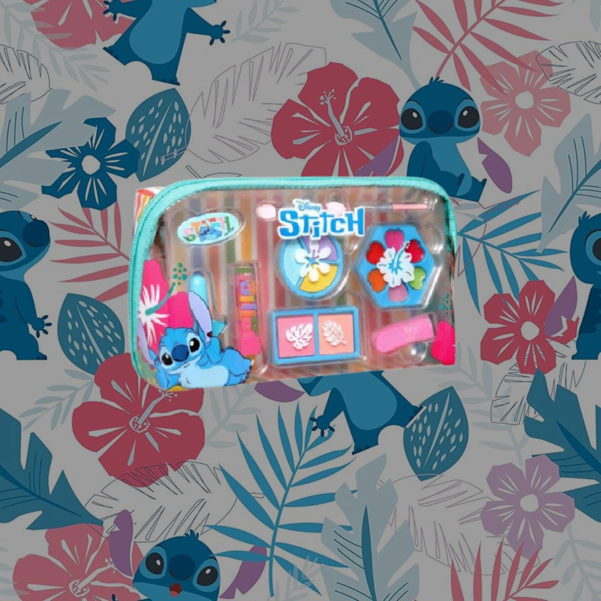DISNEY STITCH BEAUTY CASE & SET TRUCCHI BIMBA - Trousse Make-Up - Liquidò