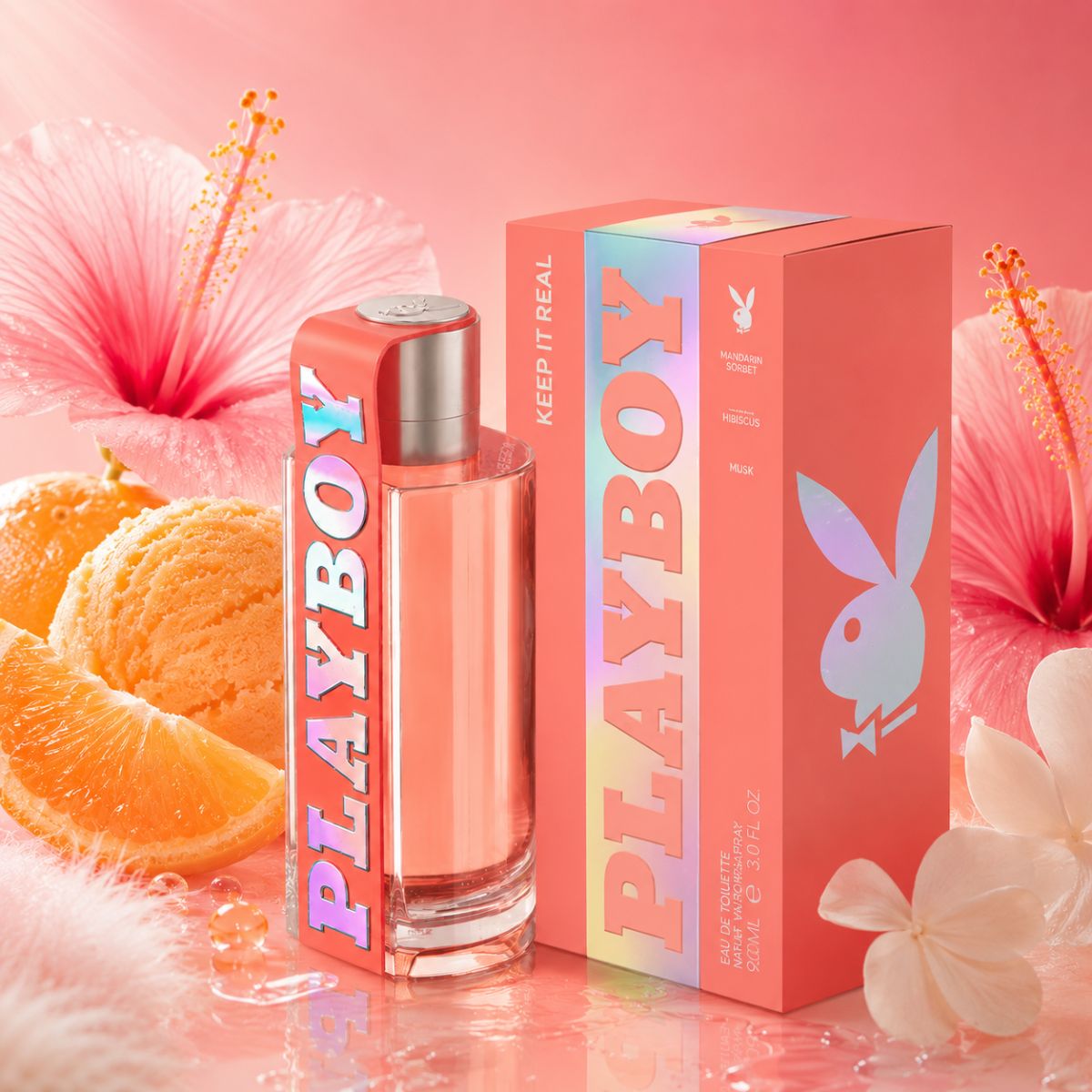 Playboy - EDT 40ML Profumo donna KEEP IT REAL+OMAGGIO