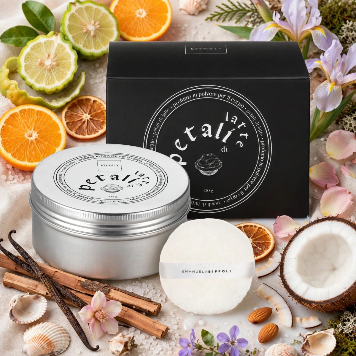 EMANUELA BIFFOLI | PETALI DI LATTE - Profumo in Polvere 100g - Liquidò