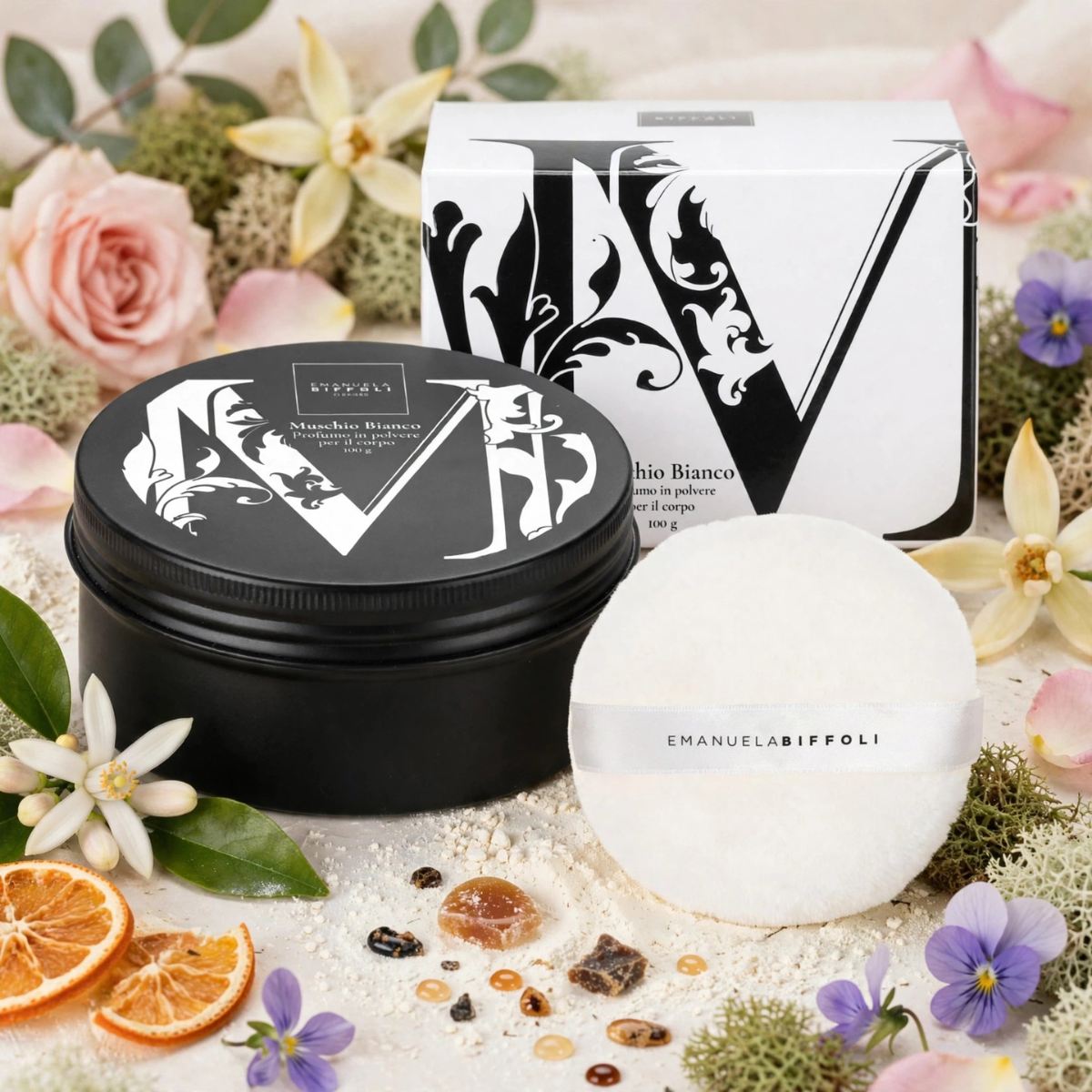 EMANUELA BIFFOLI | MUSCHIO BIANCO - Profumo in Polvere 100g - Liquidò