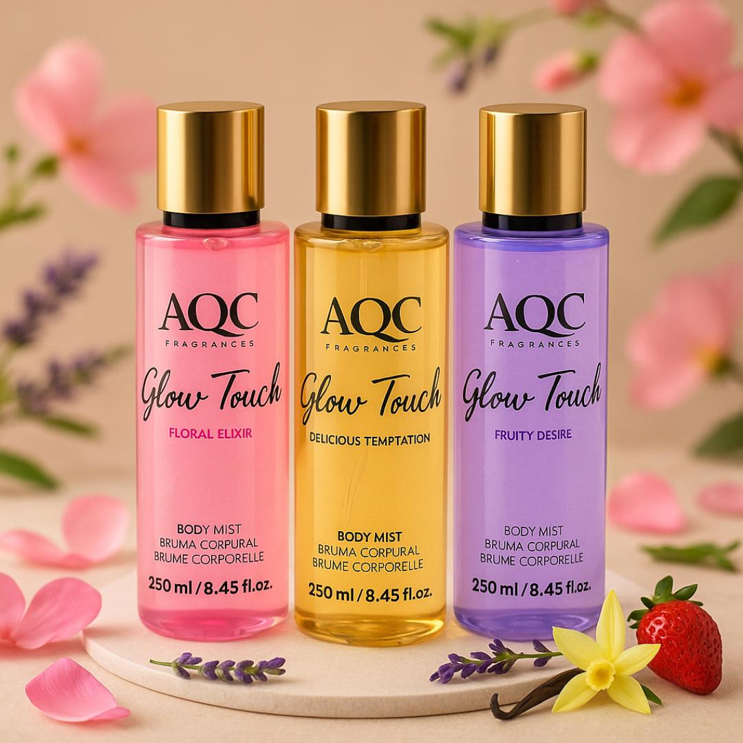 AQC GLOW TOUCH - Body Mist Profumato 250 ml (3 Fragranze)