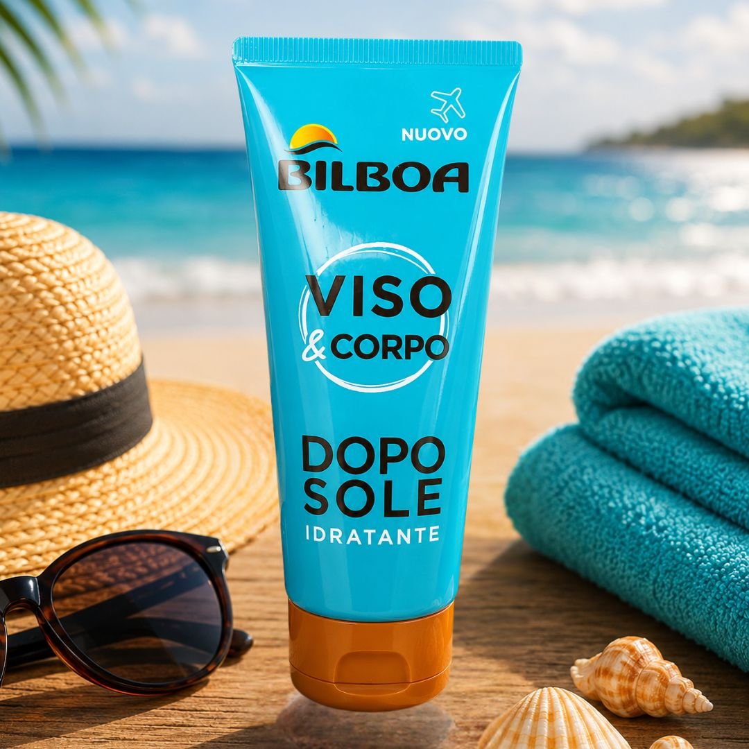 BILBOA DOPOSOLE IDRATANTE - Viso & Corpo 75ml Con Aloe Vera - Liquidò