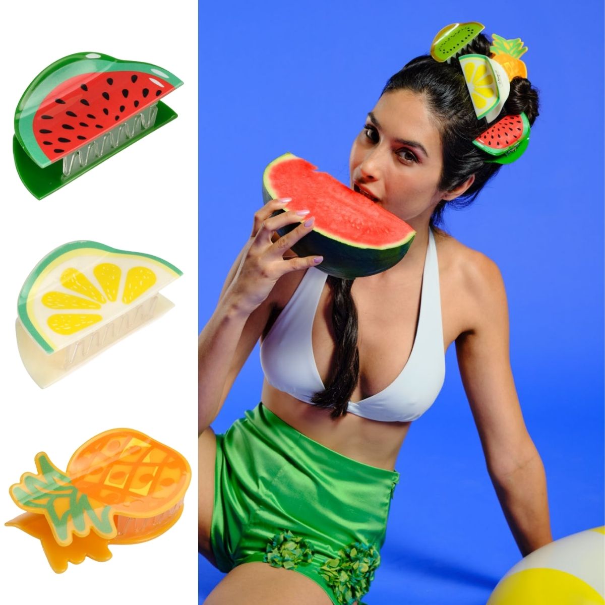 EMANUELA BIFFOLI FIRENZE CLIP MAXI - Effetto Frutta Anguria - Liquidò