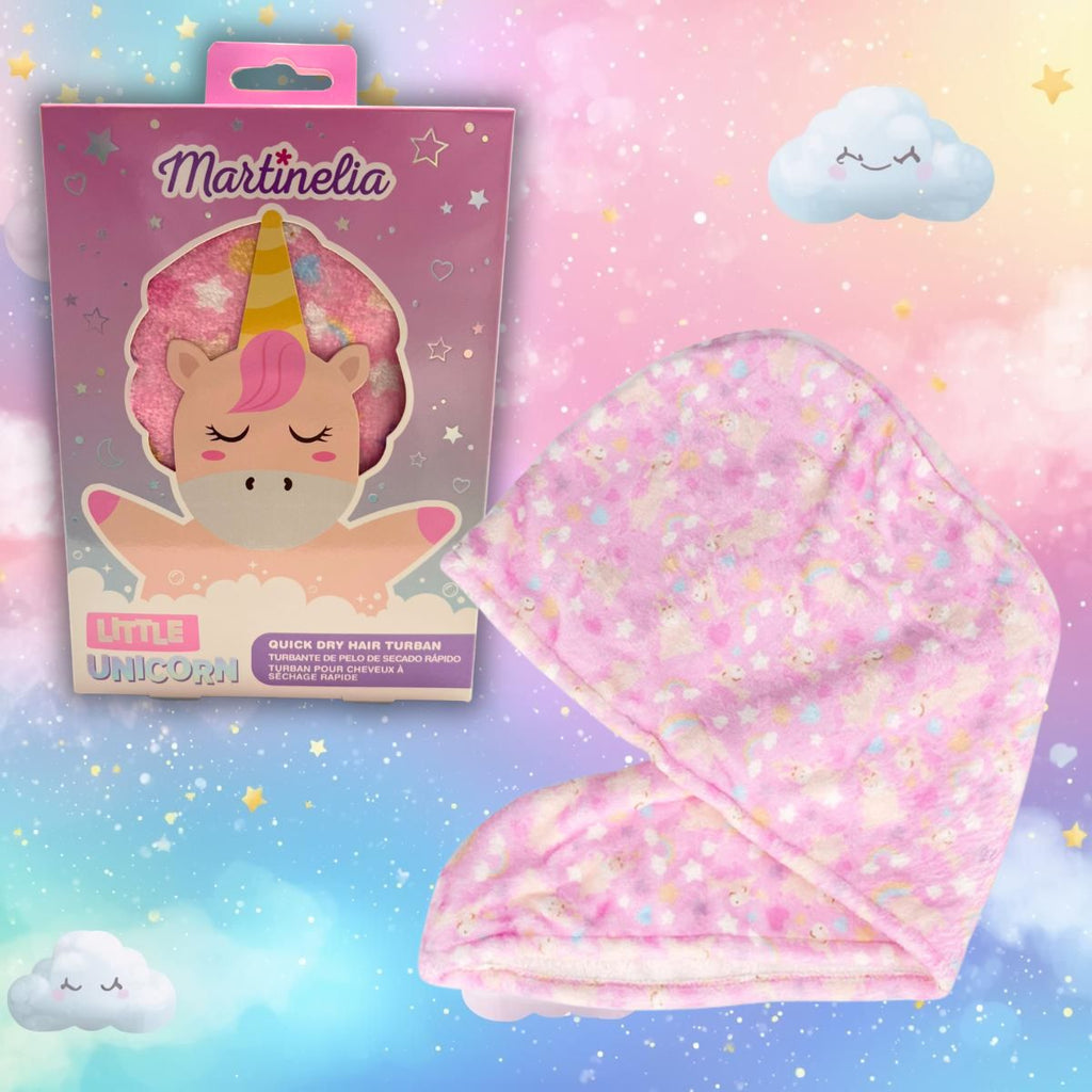 MARTINELIA LITTLE UNICORN – Turbante Capelli Asciugatura Rapida Bambina