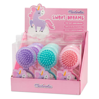 UNICORN POP OUT HAIR BRUSH KIDS - Spazzola per capelli districante Unicorno