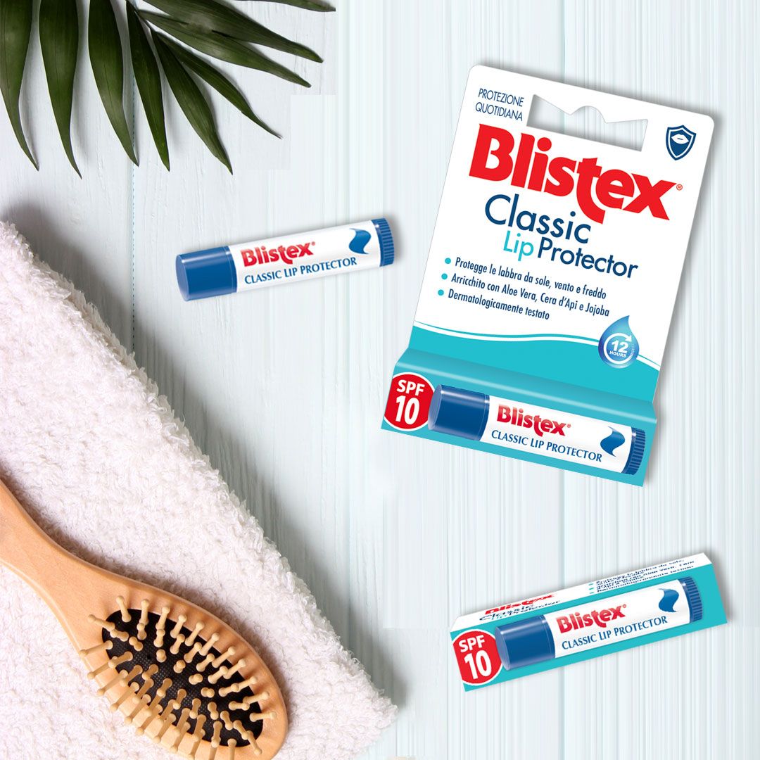 CLASSIC LIP PROTECTOR | Daily Care - Balsamo labbra arricchito con Aloe Vera, Cera D'Api e Jojoba