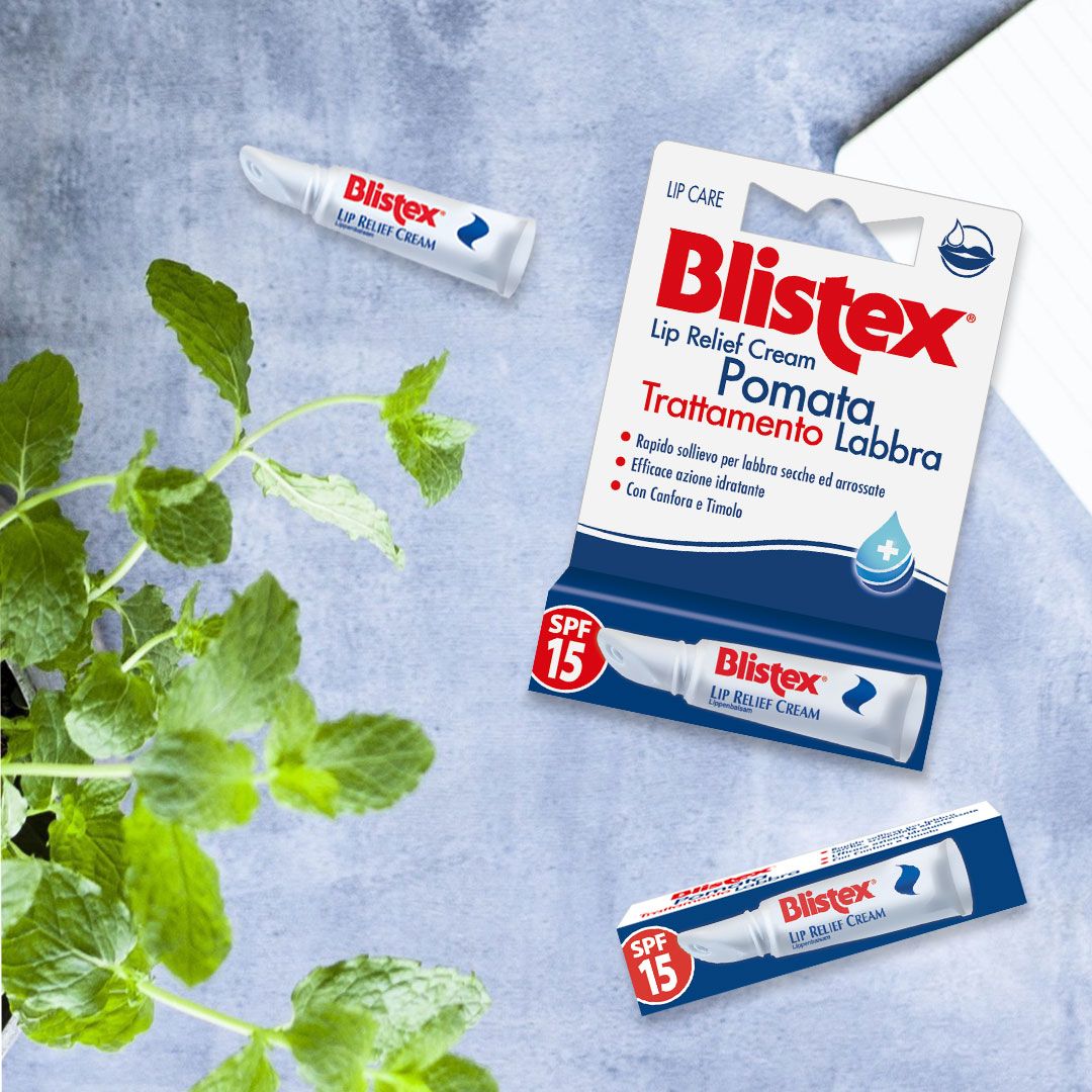 LIP RELIEF CREAM | Daily Care - Pomata trattamento labbra - canfora e timolo