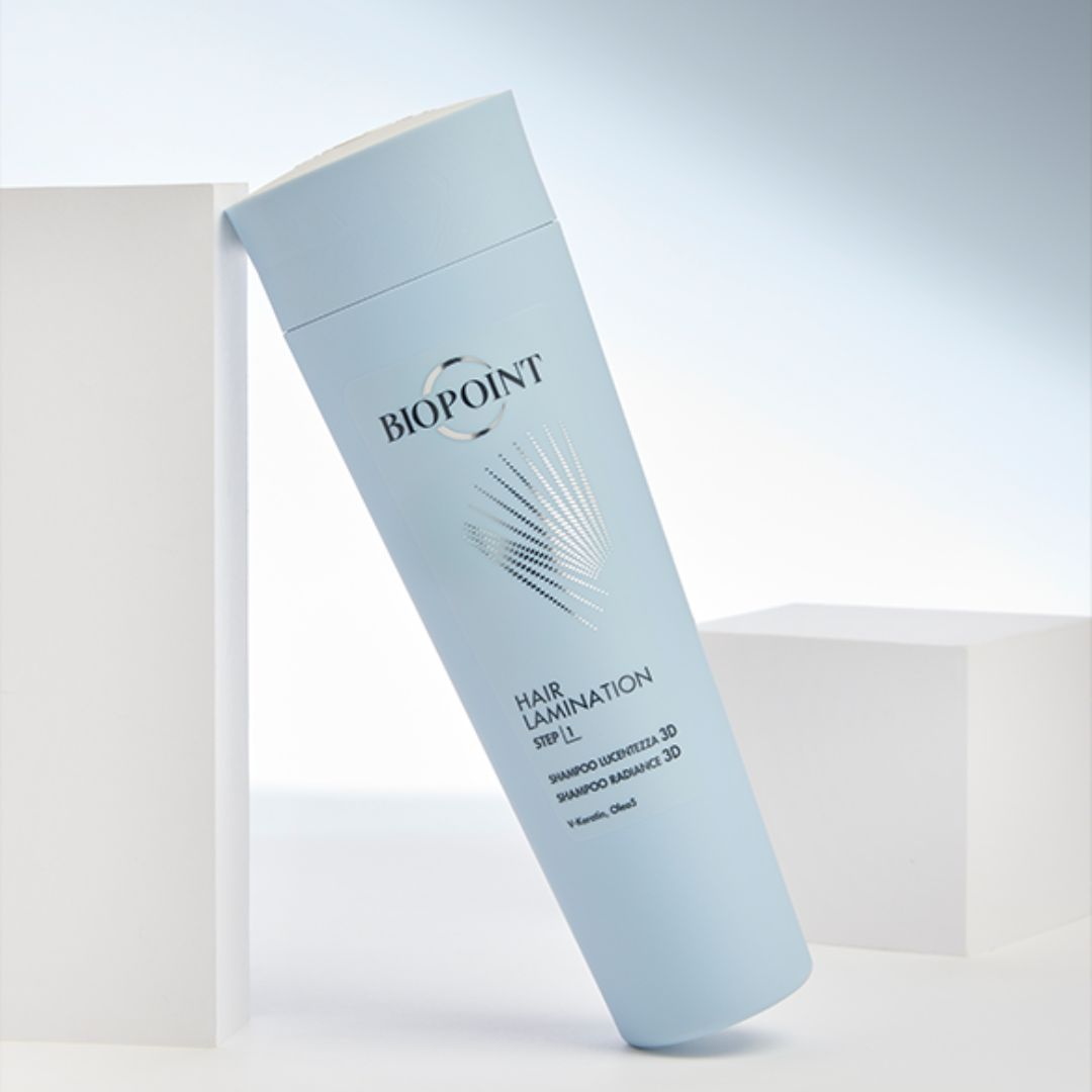 BIOPOINT HAIR LAMINATION -  SHAMPOO LUCENTEZZA 3D - step 1