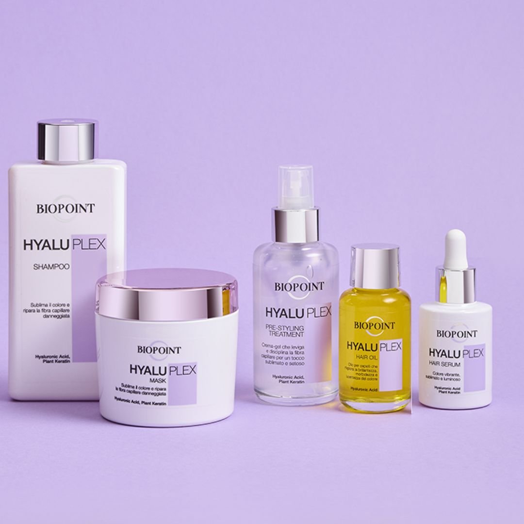 BIOPOINT HYALUPLEX - HAIR OIL - per capelli brillanti morbidi e lucentezza del colore - Liquidò
