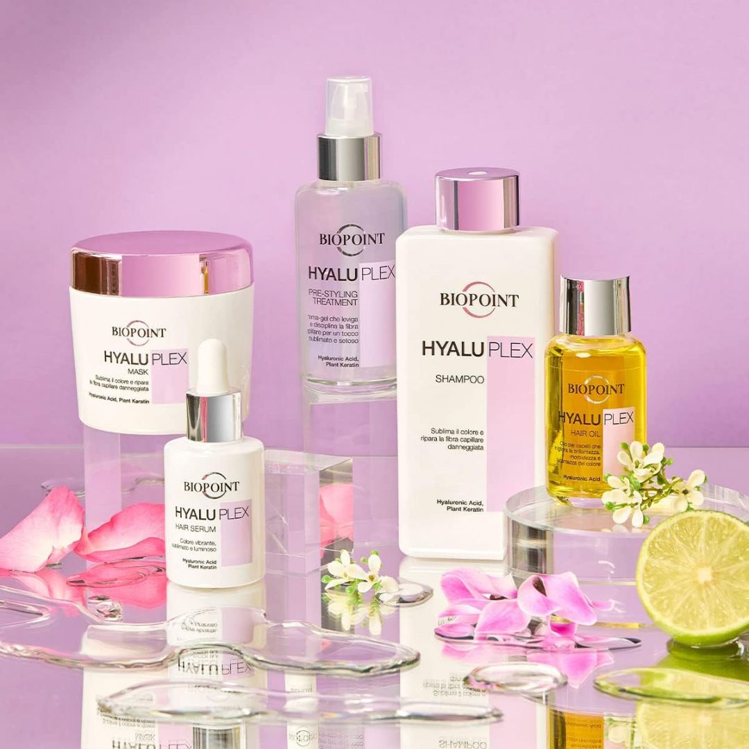 BIOPOINT HYALUPLEX - HAIR OIL - per capelli brillanti morbidi e lucentezza del colore