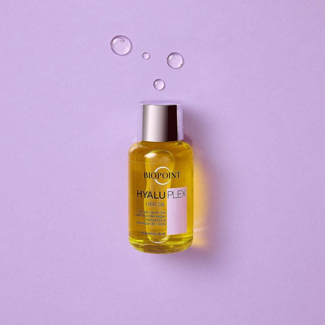 BIOPOINT HYALUPLEX - HAIR OIL - per capelli brillanti morbidi e lucentezza del colore