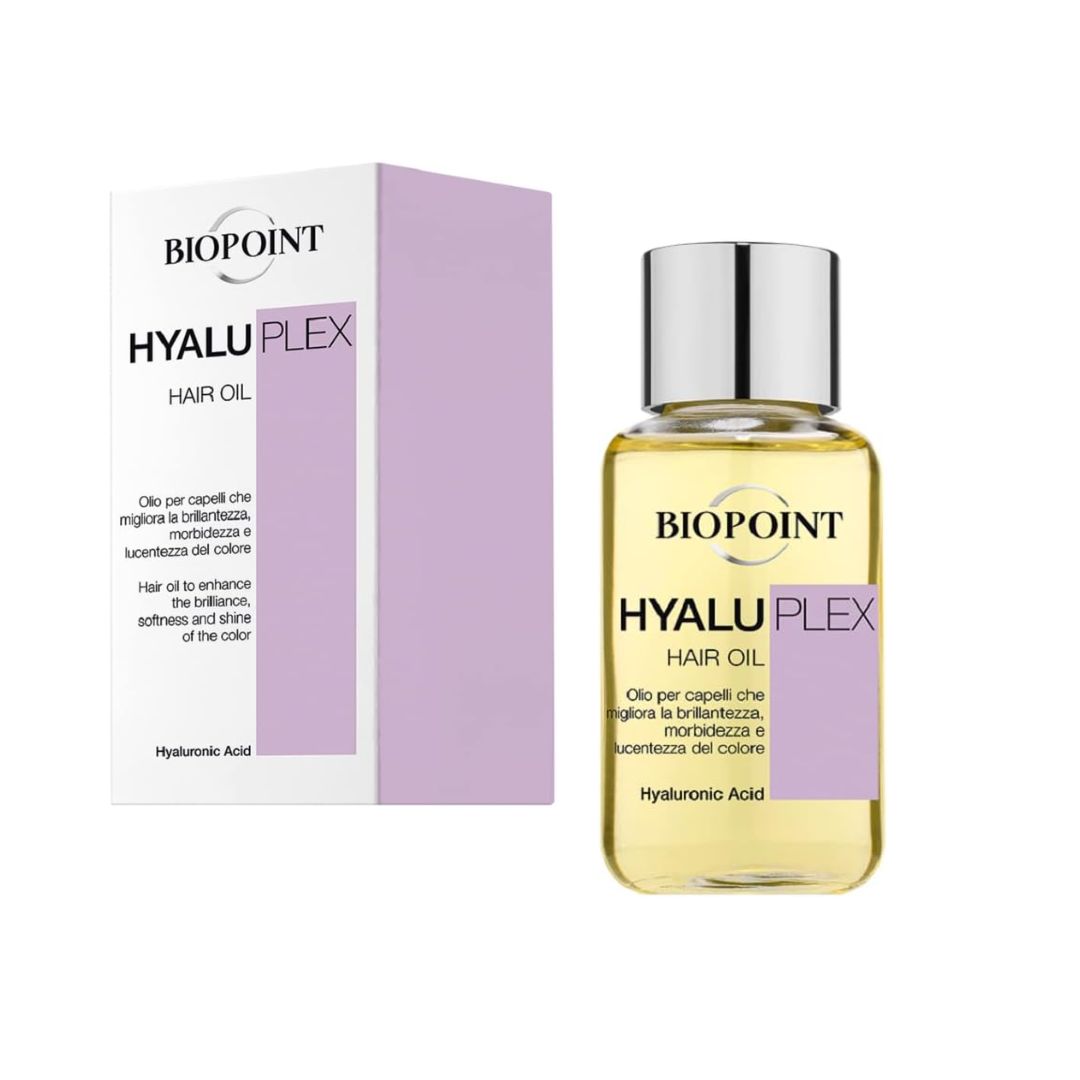 BIOPOINT HYALUPLEX - HAIR OIL - per capelli brillanti morbidi e lucentezza del colore