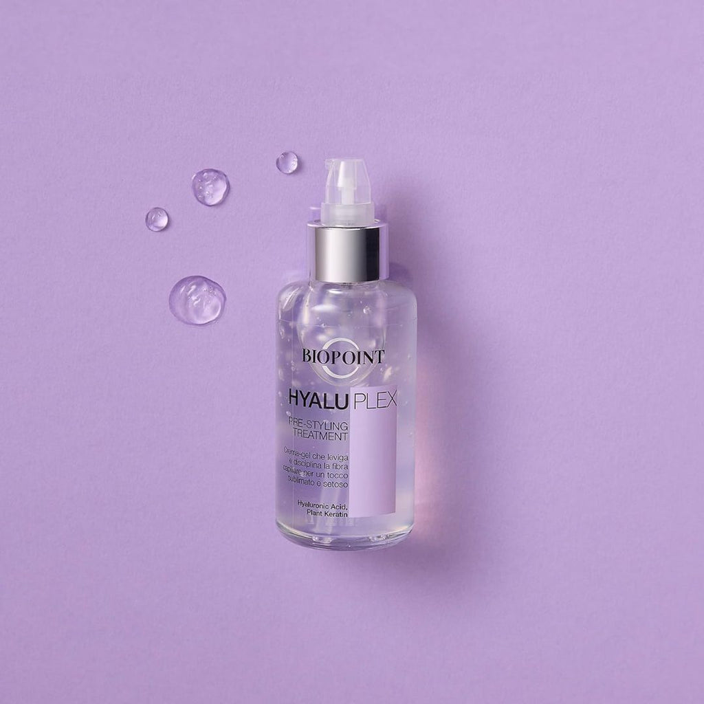 BIOPOINT HYALUPLEX - PRE-STYLING TREATMENT - Crema gel che leviga e definisce la fibra capillare