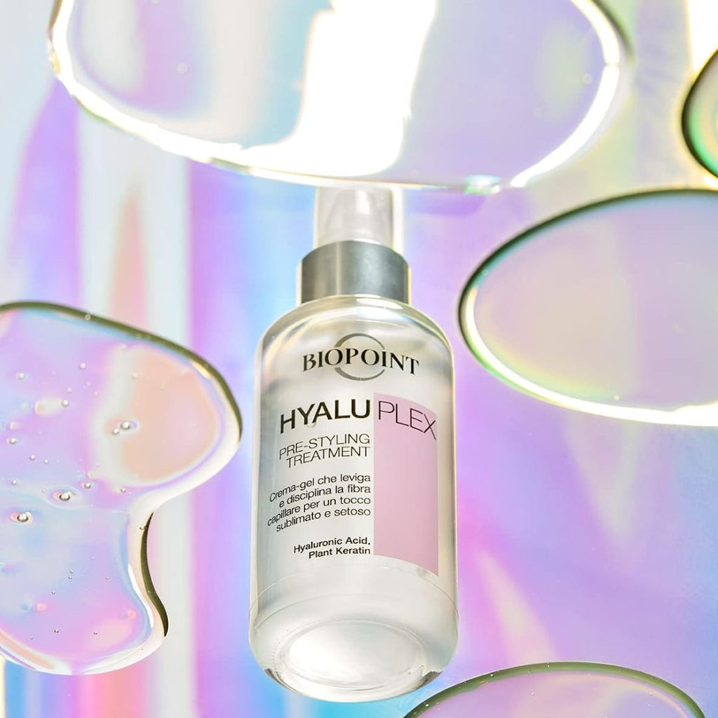 BIOPOINT HYALUPLEX - PRE-STYLING TREATMENT - Crema gel che leviga e definisce la fibra capillare