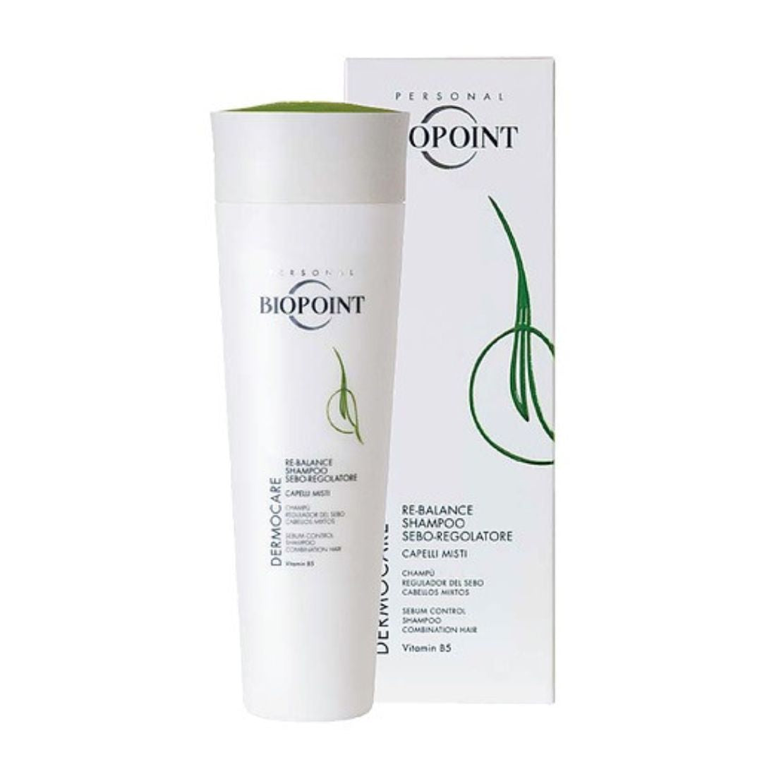BIOPOINT DERMACARE -  SHAMPOO RE-BALANCE - sebo regolatore capelli misti