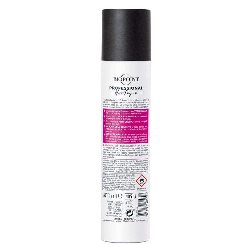 BIOPOINT PROFESSIONAL HAIR PROGRAM - LACCA SPRAY - Con Amminoacidi