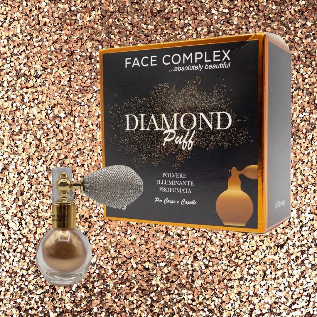 DIAMOND PUFF GLITTER - POLVERE ILLUMINANTE PROFUMATA CORPO E CAPELLI