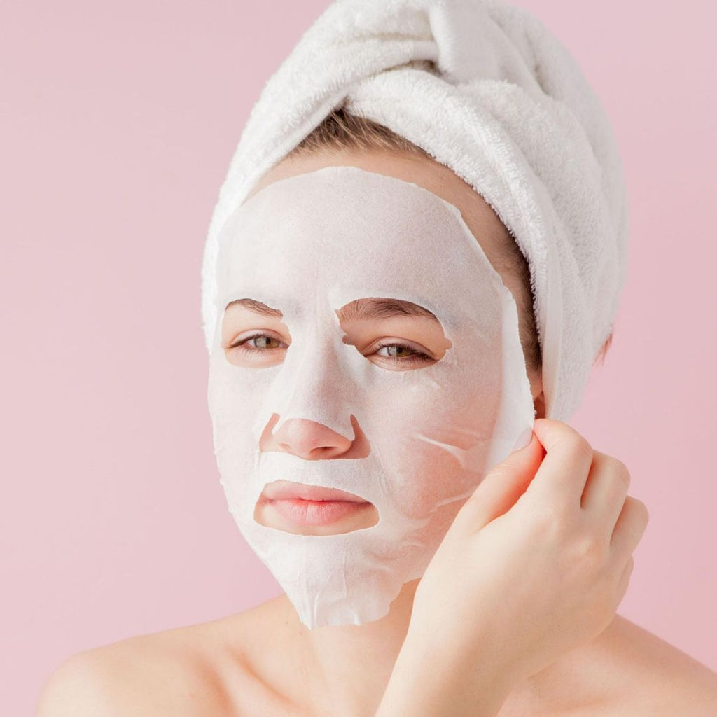 SET MASCHERE FRUTTA - Maschere viso al profumo melograno , mango , cocco , mirtilli e kiwi