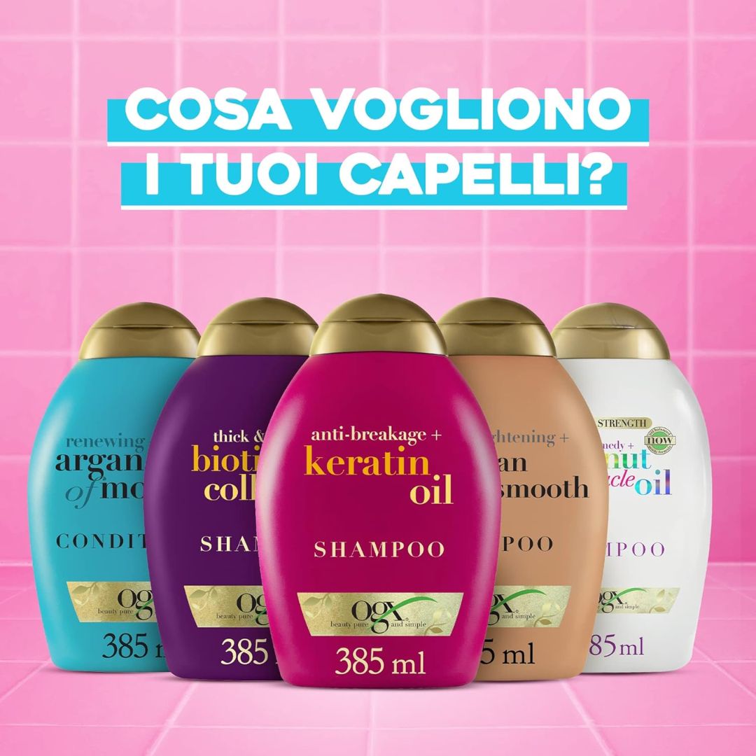 Shampoo Rigenerante - Olio di Argan del Marocco - Capelli Secchi e Danneggiati 385 ml