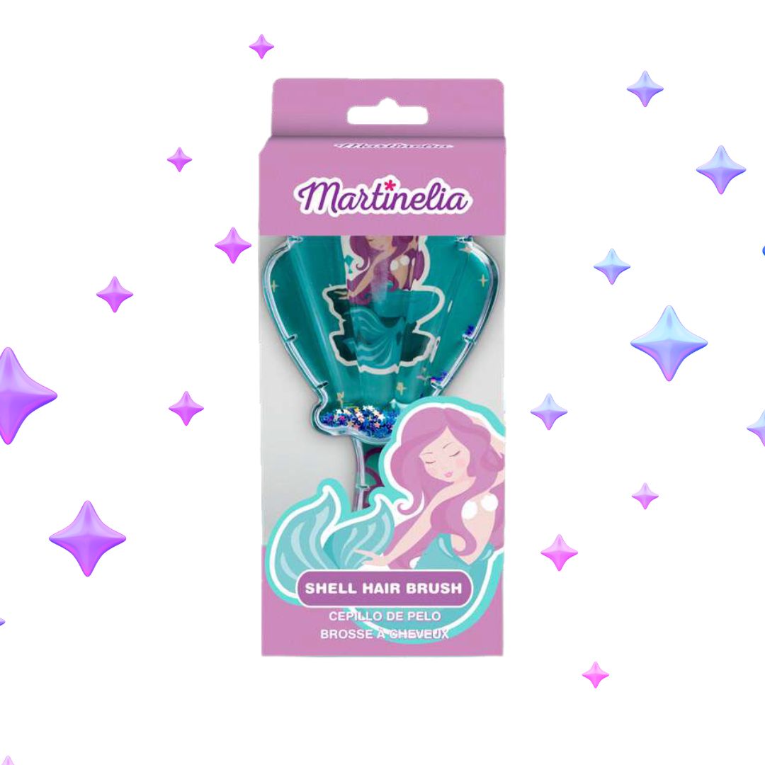 SHELL HAIR BRUSH KIDS - Spazzola per capelli Sirenetta
