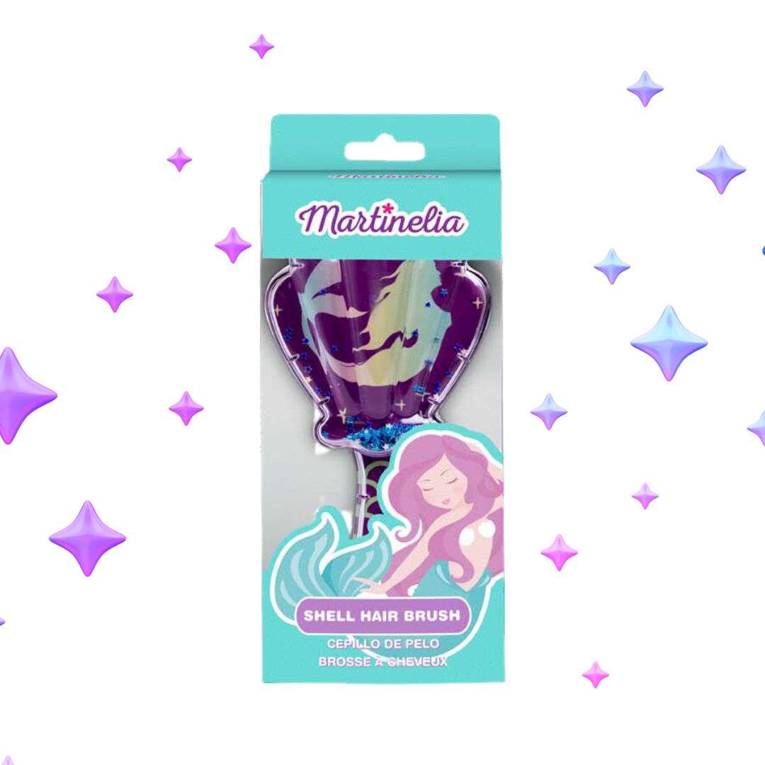 SHELL HAIR BRUSH KIDS - Spazzola per capelli Sirenetta