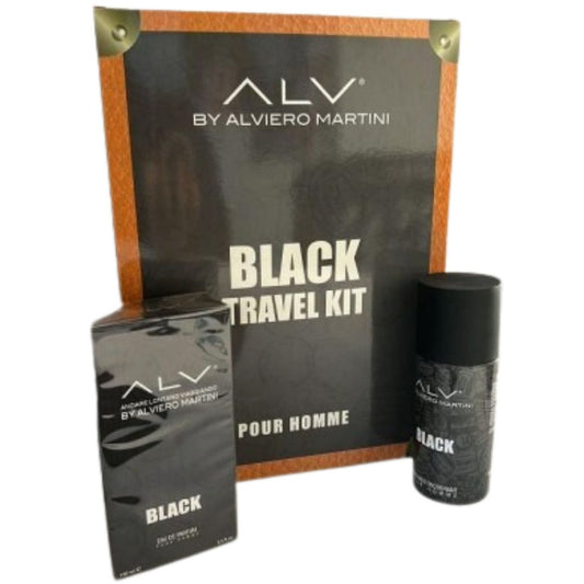 TRAVEL KIT BLACK POUR HOME - edp 100 ml+ deodorante 150ml