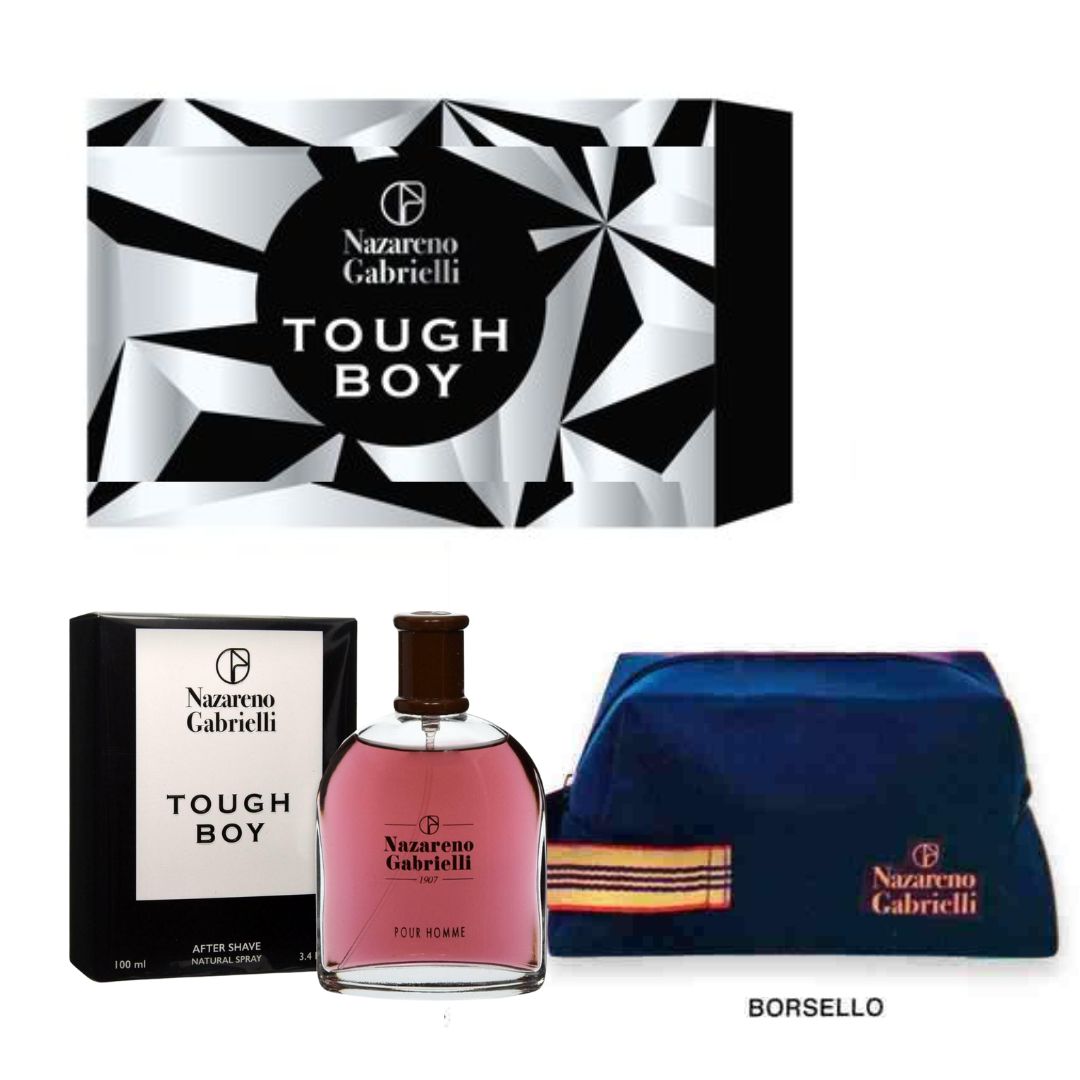 COFANETTO TOUGH BOY - After shave da 100ml + Borsello
