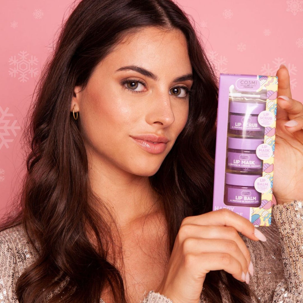 SET LIP CAFFE ESPRESSO - Scrub maschera e balsamo labbra