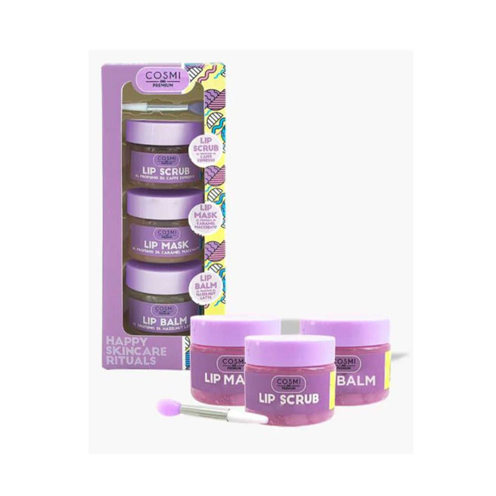 SET LIP CAFFE ESPRESSO - Scrub maschera e balsamo labbra