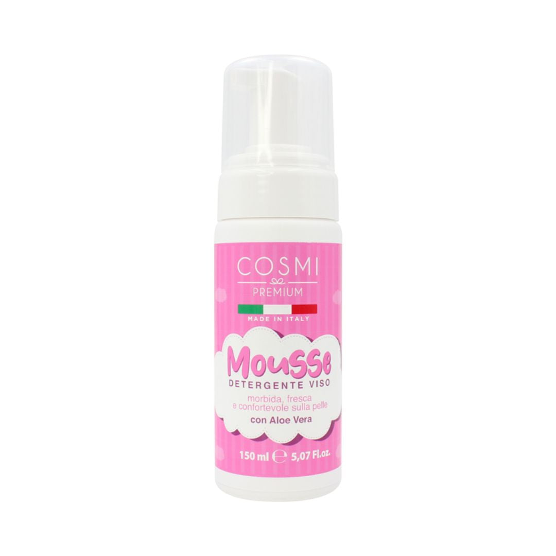 MOUSSE DETERGENTE VISO - morbida mousse con Aloe vera