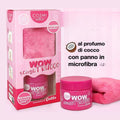 WOW SCIOGLI TRUCCO - Set Balsamo Struccante al Cocco + Panno Microfibra