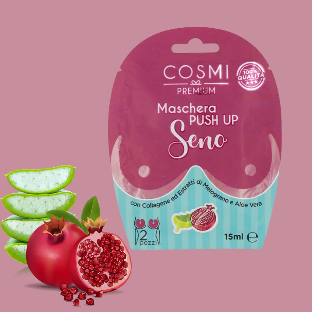 MASCHERA PUSH UP SENO - Con collagene ed estratti di melograno e aloe vera