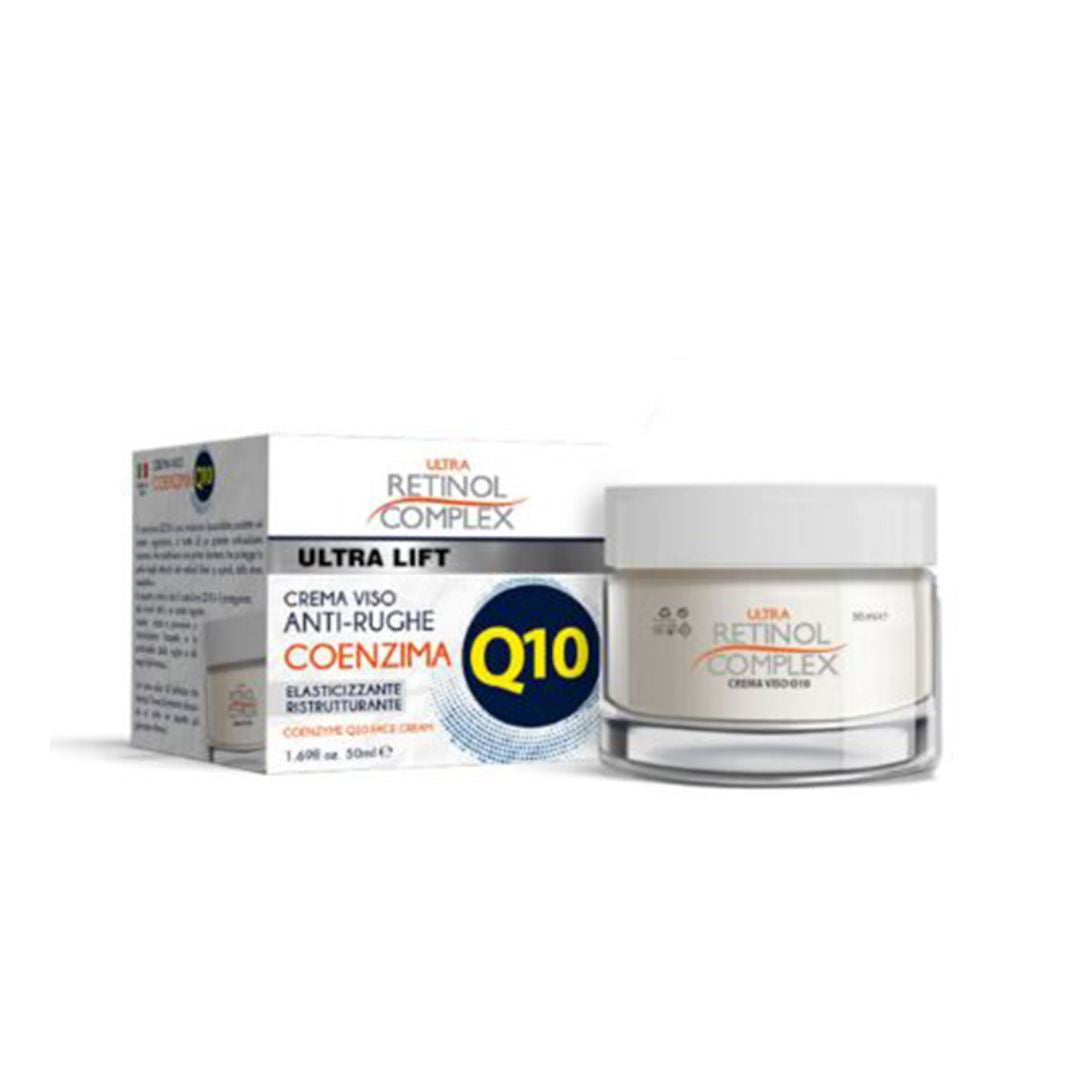 CREMA VISO ANTIRUGHE Q10 COEZIMA -  elasticizzante e ristrutturante