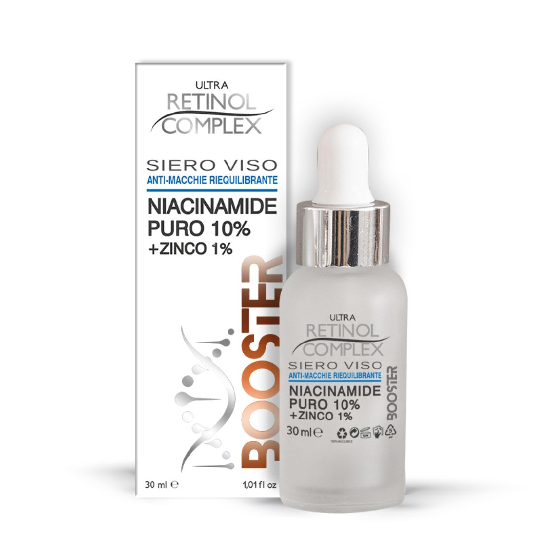 SIERO VISO CON NIACINAMIDE 10% E ZINCO 1%  - anti macchia riequilibrante