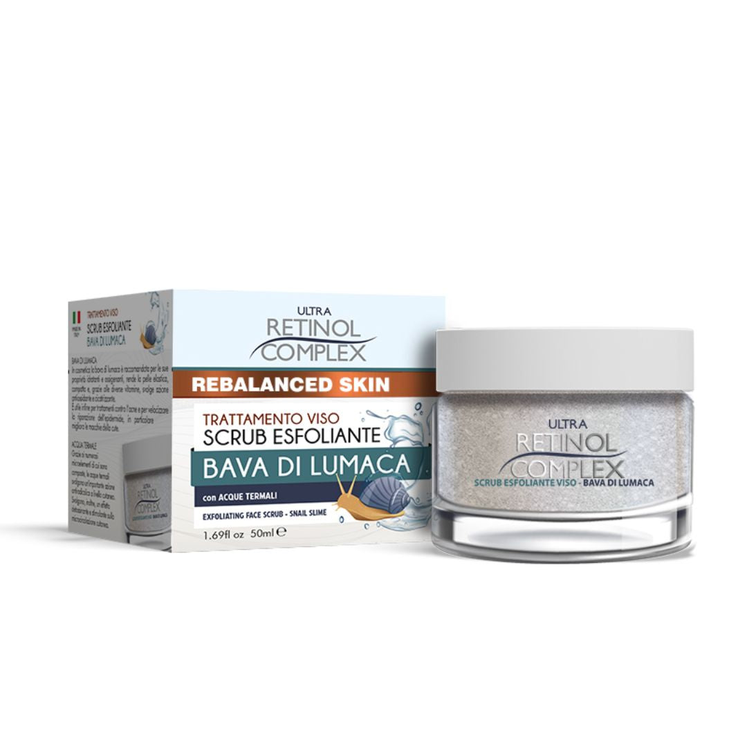 SCRUB ESFOLIANTE CON BAVA DI LUMACA  - con tea tree oil 50ml